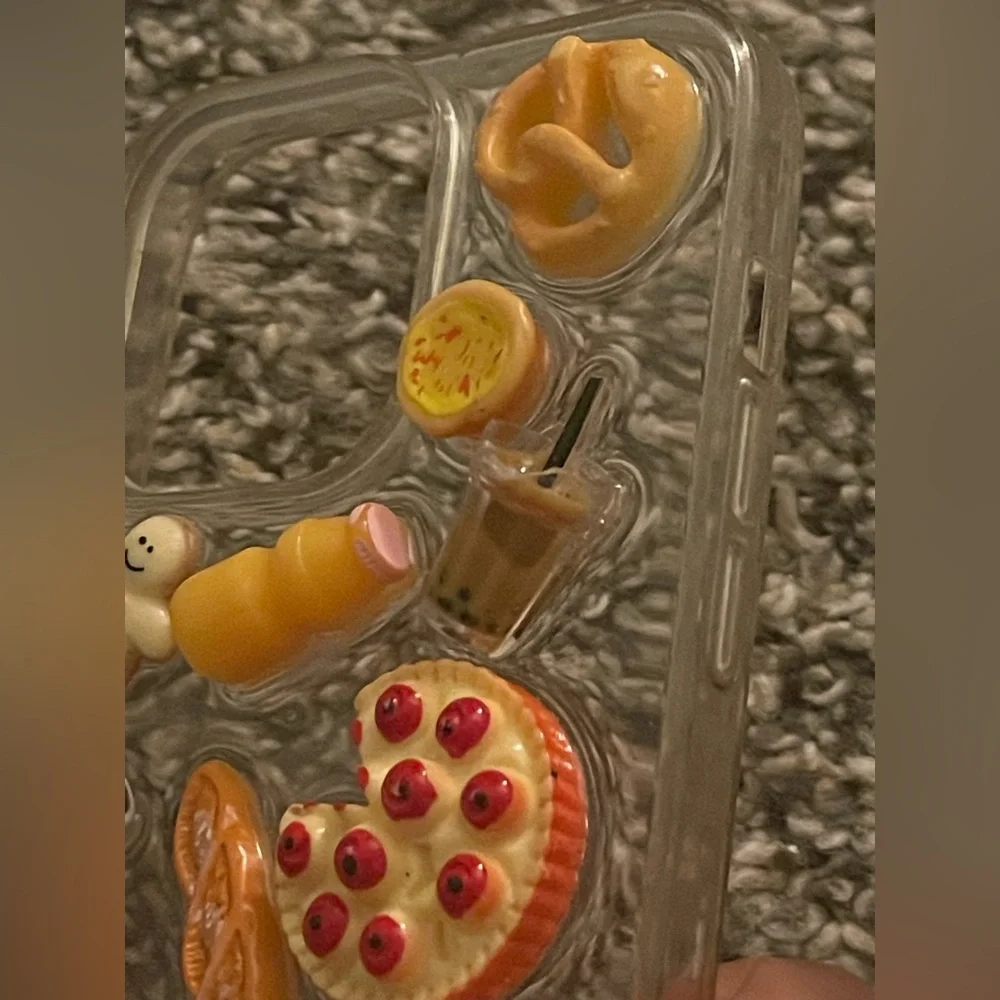 iPhone 12 Pro 3D food clear case